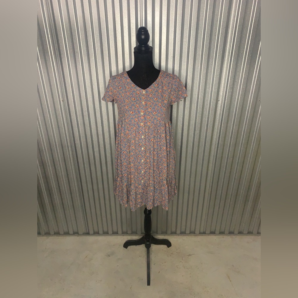 Girls Polo by Ralph Lauren NWT Blue Floral Casual Dress Sizes 6,7,10,12,15,& 16